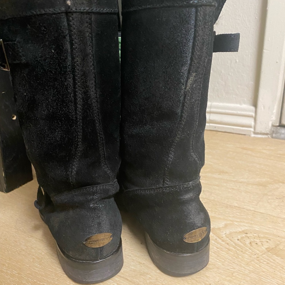 Suede and fur Jimmy Choo boots